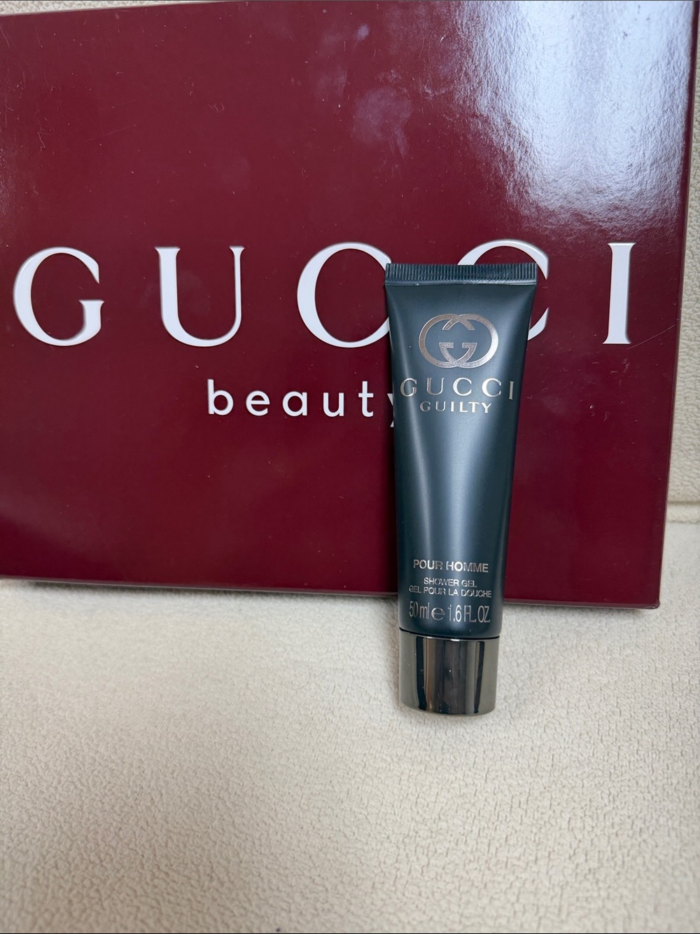 Gucci Guilty Pour Homme Shower Gel – Gray and Silver Accents